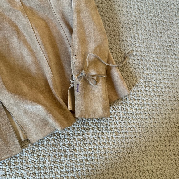 Suede Jacket and Skirt Set - Picture 7 of 9